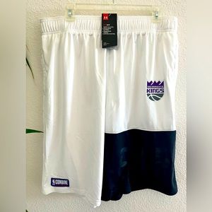 NWT Under Armour Sacramento Kings branded Shorts XL